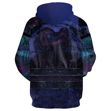 Mal Sudadera Los Descendientes Descendants 3 Cosplay Sudadera con Capucha para Adultos Unisex